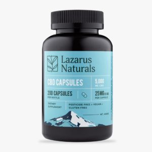 Lazarus Naturals Full Spectrum CBD capsules